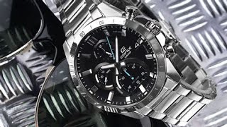 Casio Edifice Chronograph EFR571D1AV  MRWatch [upl. by Kallista669]