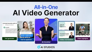 Create and edit videos instantly with AI—all in one place Type text to create videos [upl. by Ameerahs222]