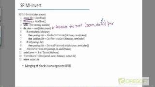 WDM 44 Index Construction Using Single Pass In Memory Indexing [upl. by Oirad988]