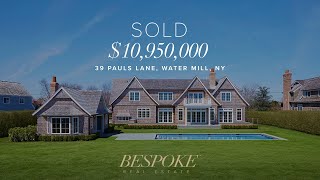 39 Pauls Lane Water Mill NY  Hamptons Real Estate [upl. by Miner]