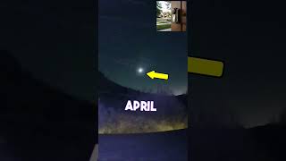 Stunning Lyrid Meteor Shower Footage from Arizona MeteorShower Lyrid2024 [upl. by Cerys]