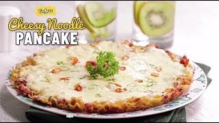 RESEP CHEESY NOODLE PANCAKE [upl. by Oironoh]