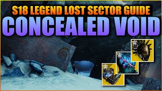 Destiny 2 Platinum Concealed Void LEGEND Lost Sector Easy Guide  Season of Plunder [upl. by Asilec103]