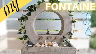 COMMENT FAIRE UNE FONTAINE MAISON [upl. by Bertrando]