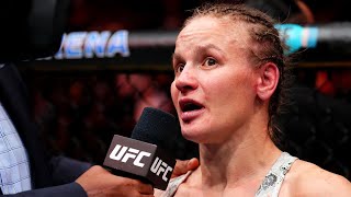 Valentina Shevchenko Octagon Interview  Noche UFC [upl. by Ennaul]