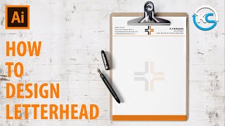 How to Create Letter Head in Adobe Illustrator [upl. by Bloem513]