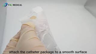 Disposable medical hydrophilic coating pvc foley catheter [upl. by Riedel615]