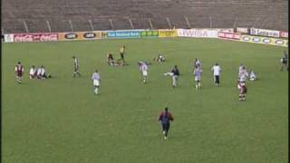 Terrible lightning strike on a football match [upl. by Tnecillim748]