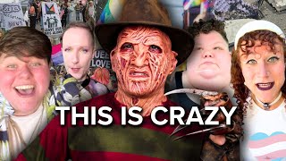 Reacting to Insane Woke TikToks Halloween Special [upl. by Lletnahc]