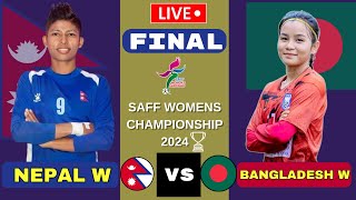 NEPAL VS BANGLADESH FINAL  SAFF WOMENS CHAMPIONSHIP 2024  NEP VS BAN PREMATCH ANALYSIS [upl. by Casmey156]