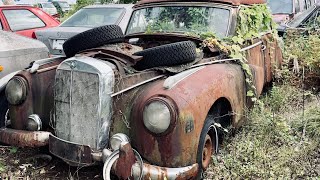 ☆究極のラグジュアリー☆1956年メルセデス ベンツ 300c アデナウアーを引き上げる！30年放置 Mercedes Benz 300c W186 Adenauer [upl. by Eiroj826]