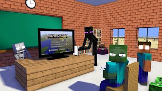 Minecraft Animation SPEEDRUNNING MINECRAFT ON PS5 [upl. by Ettevi]