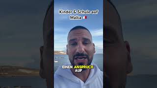 schulsystem malta goodbyedeutschland auswandern kind sicherheit fyp viralvideo foryoupage [upl. by Ellac]