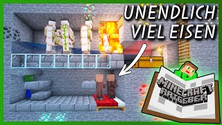 So Baut Man Eine Einfache Eisenfarm  Der Minecraft Ratgeber 📖 EP3 DeutschHD [upl. by Sverre819]