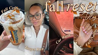 FALL RESET VLOG♡ fall nails car washcleaning fall coffee target trip amp more  ariijosephine [upl. by Moshe]