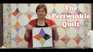 Make a Periwinkle Quilt with the Wacky Web Template [upl. by Wightman81]