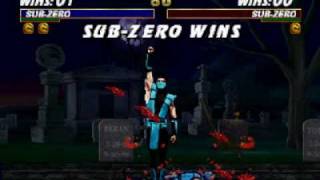 Mortal Kombat Trilogy N64  Animality  Klassic SubZero [upl. by Tonneson142]