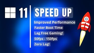 How to Make Windows 11 Faster  Speed Up Windows 11  Optimize Windows 11 for Gaming  2024 [upl. by Nigen811]