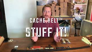 How To Hide A Survival Kit In A Belt  Cache Belt™ [upl. by Manlove485]