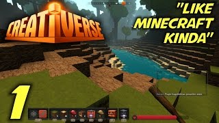 Creativerse Gameplay  Lets Play S1 Part 1 quotLike Minecraft Kindaquot [upl. by Sussi486]