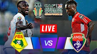 🔴LIVE Guinea vs Gambia LIVE  CAF African Cup Of Nations 2024⚽  Match Today⚽🎬 [upl. by Blanc]