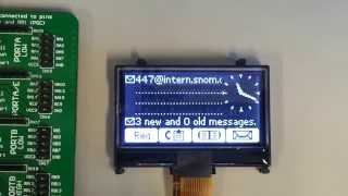 128x64 LCD  COG  FFSTN TRANSMISSIVE  UC1701 [upl. by Anairol]