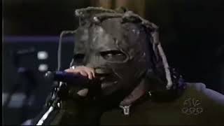 Slipknot  The Heretic Anthem Live At Late Night With Conan OBrien 2001 [upl. by Grannia]