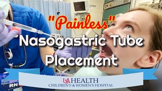 quotPainlessquot Nasogastric Tube Placement [upl. by Ahtnams]