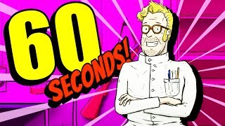 The SECRET SPACE SHIP and CRAZY SCIENTIST ENDING  60 Seconds Gameplay [upl. by Carlick268]