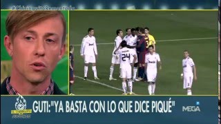 Guti contesta a Piqué tras su cruce de declaraciones con Arbeloa [upl. by Yrod562]