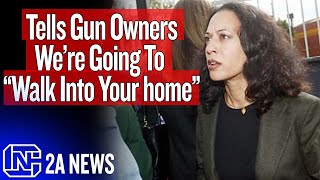 Resurfaced Video Of Kamala Harris Saying Were Going To Walk Into Your Home amp Check Your Guns [upl. by Noirb]