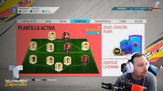 ¡SBC de Ligue 1 ¡Ultimo objetivo de los swaps y jugamos FUT Draft  eSports  Telemundo Deportes [upl. by Gnivri]