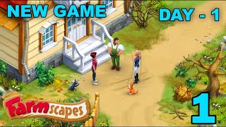 Farmscapes Story Walkthrough Gameplay  Day 1  Part 1 [upl. by Starr]