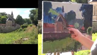 José SALVAGGIO plein air painting 54 Break [upl. by Cuda55]