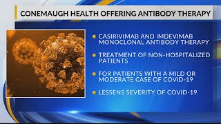 Conemaugh Health System offers antibody treatment for COVID19 patients [upl. by Anrat]