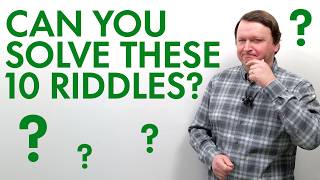 Can you solve these 10 FUN RIDDLES [upl. by Hael]