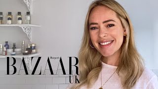 Tanya Burr walks us through her daily beauty look  My everyday beauty  Bazaar UK [upl. by Lesli179]