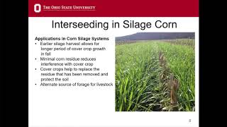 Dr Ryan Haden  Interseeding Cover Crops into Corn and Soybeans [upl. by Dusza]