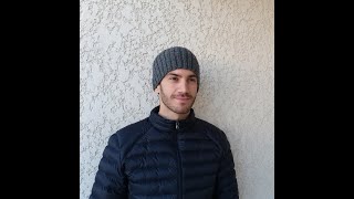 tuto bonnet homme au tricot [upl. by Orville]