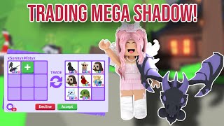 Trading Mega Shadow Dragon MEGA MISSION Adopt Me [upl. by Voorhis568]