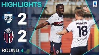 COMOBOLOGNA 22  HIGHLIGHTS  IlingJunior scores lastminute equaliser  Serie A 202425 [upl. by Harberd]