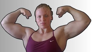 The Muscular Menia Woman Bodybuilder Marlena Wurz  fbb warriors [upl. by Hebe]