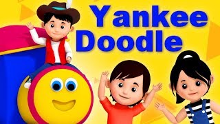 Yankee Doodle  Bob The Train Cartoons  Nursery Rhymes For Children [upl. by Eilrebmik]