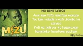 Pompi Ft Magg44 No Rent Lyrics [upl. by Adnahsor]