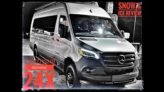 Airstream Interstate 24X  SnowIce Review Real world driving review [upl. by Aivata830]