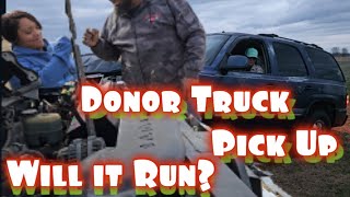 Donor Truck Pick Up willitrun for 2 door Tahoe [upl. by Dihgirb]