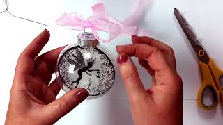 Make a Bauble with Lavinia Stamps [upl. by Attolrac]