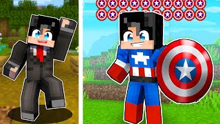 Playing CAPTAIN AMERICA in Minecraft [upl. by Mccomb]