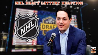 NHL DRAFT LOTTERY LIVE REACTION [upl. by Kaia]