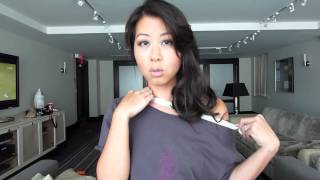 How to Cut the Perfect OfftheShoulder TShirt [upl. by Byrne]